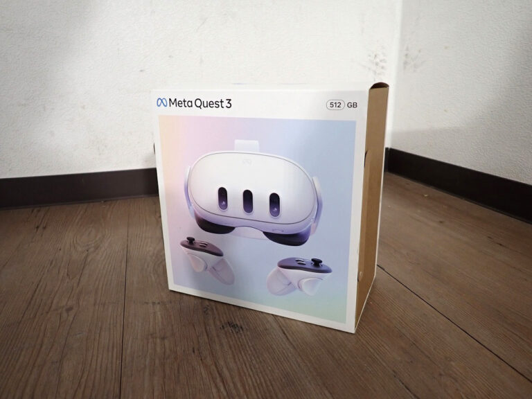 オールインワンVRヘッドセット Meta 899-00594-01 メタ Meta Quest3 メタクエスト 512GB 視野角110° 4K超 コントローラー付 ホワイト