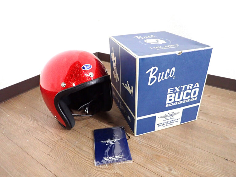 ヘルメット BUCO 0107EBCMF035 ブコ EXTRA BUCO エクストラブコ ジェット メタルフレーク ブライトレッド Lサイズ 60-61cm バイク