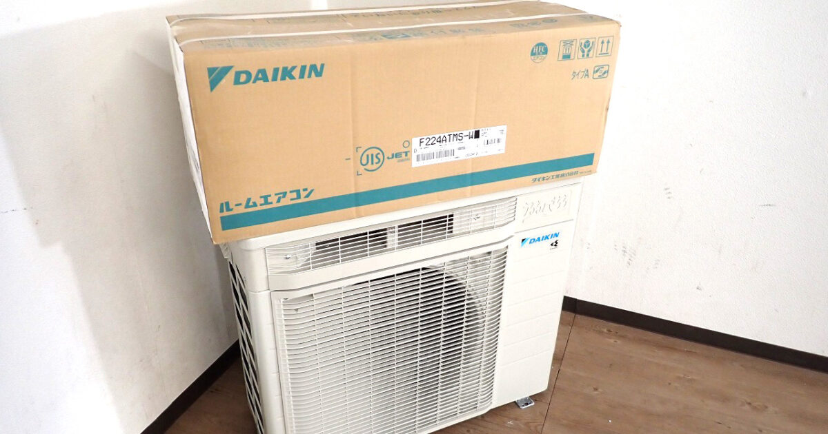 ルームエアコン DAIKIN F224ATMS-W R224AMS ダイキン 室内機・室外機セット MXシリーズ うるさらmini 6畳 100V ホワイト