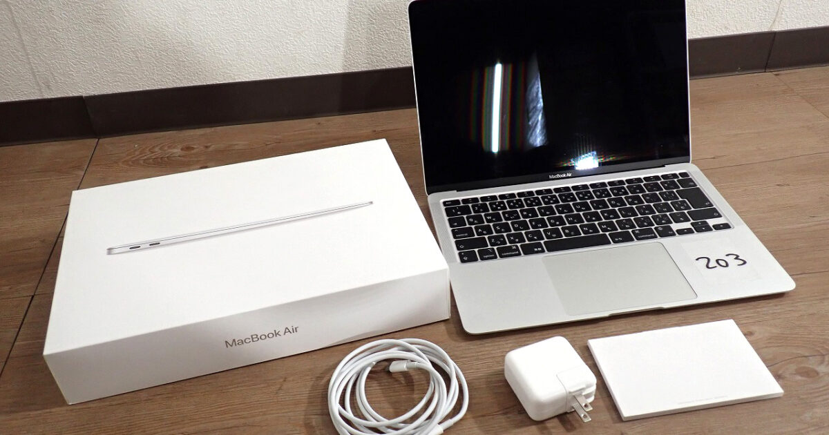 MacBook Air Apple MGN93J/A アップル Retinaディスプレイ Apple M1 8コア 8GB 256GB 13.3型 シルバー ノートパソコン PC マック