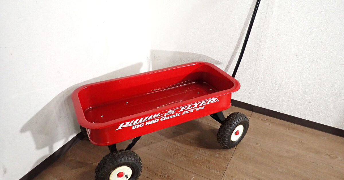 ラジオフライヤー RADIOFLYER #1800 スチール 4輪 深底 ワゴン ビックレッドクラシックATW カート アウトドア アメリカン