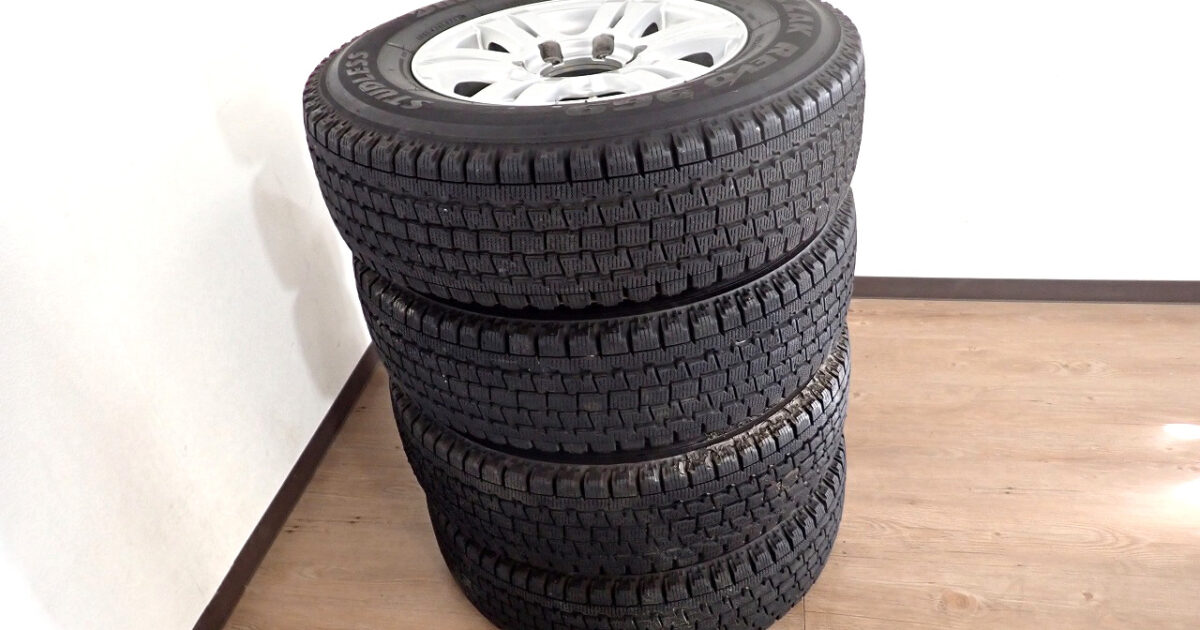 スタッドレスタイヤ BRIDGESTONE BLIZZAKREVO969 ブリヂストン 4個セット バン・小型トラック用 ホイール 195/80R15 107/105L