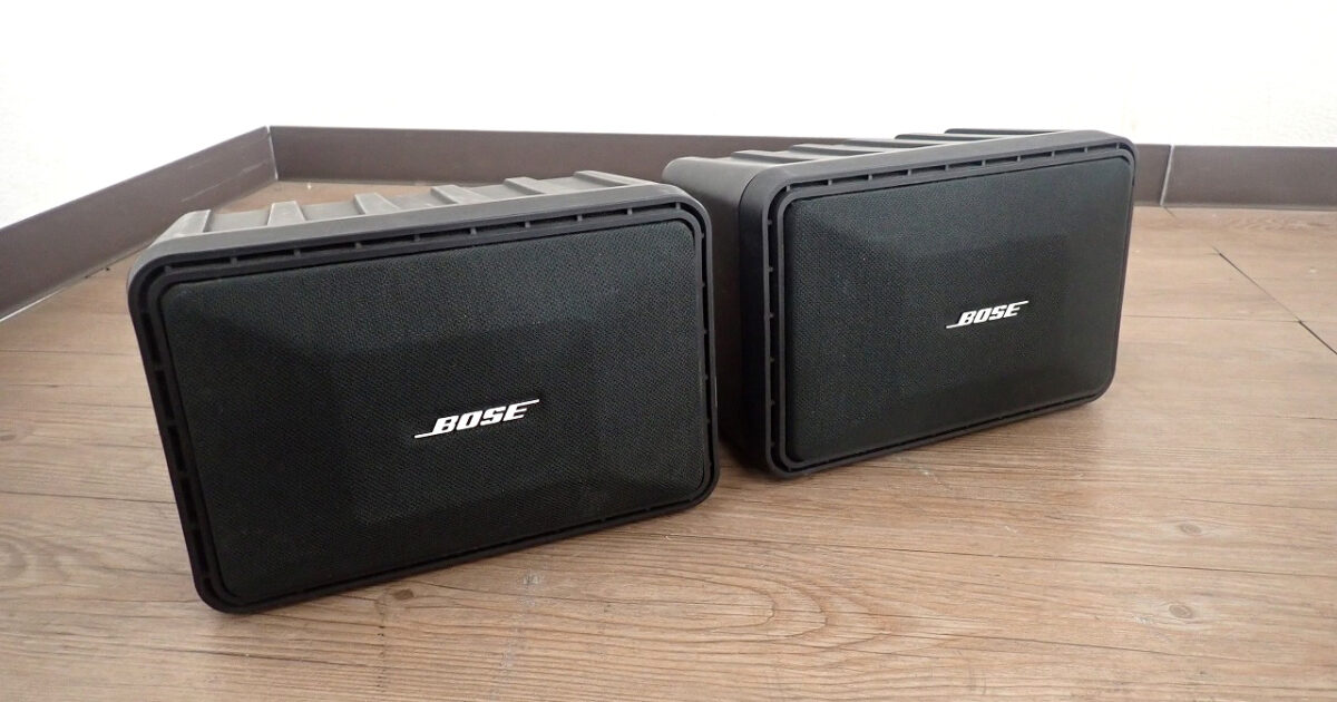 スピーカーシステム BOSE 101MM ボーズ 2台セット ペア ステレオ 45W 6Ω 小型 高性能 低域 高域 展示会 会議 ブラック 音響機器