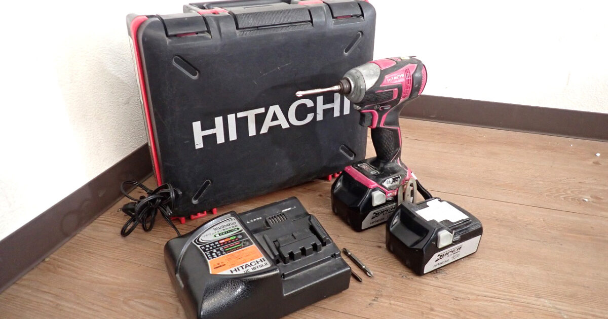 コードレスインパクトドライバー HITACHI WH18DDL UC18YSL2 BSL1830 日立工機 HiKOKI ハイコーキ 充電器 バッテリー ケース 電動工具