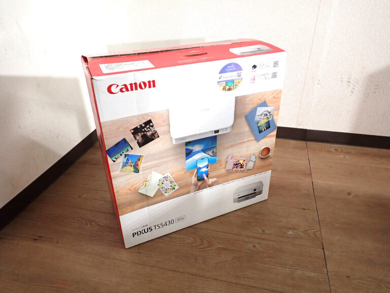 インクジェットプリンター CANON TS5430WH PIXUS キヤノン 複合機 A4 4色 コピー スキャナ 自動両面印刷 スマホ対応 ホワイト