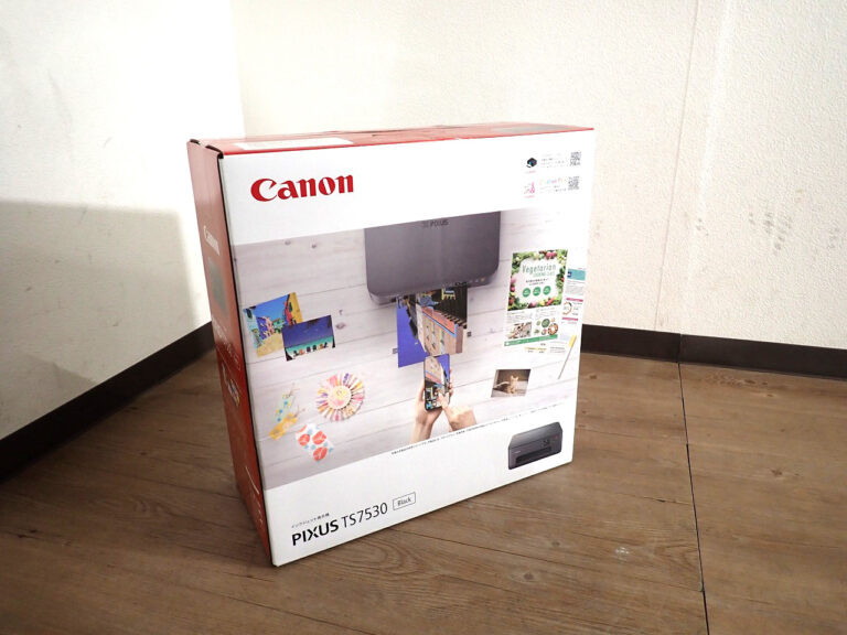 インクジェットプリンター CANON TS7530BK PIXUS キヤノン 複合機 A4 5色 コピー スキャナ 自動両面印刷 スマホ対応 ブラック
