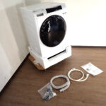 ドラム式洗濯乾燥機 AQUA AQW-D10P-R アクア まっ直ぐドラム 100V 洗濯 10kg 乾燥 5kg 右開き 薄型 洗剤自動投入 ホワイト 24年製