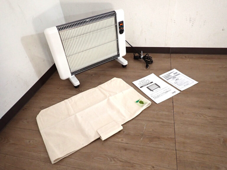 パネルヒーター MANKI サンラメラ 600W型 萬基商事 サンラメラヌーボー ニューセラミックヒーター 100V カバー付 暖房器 ホワイト
