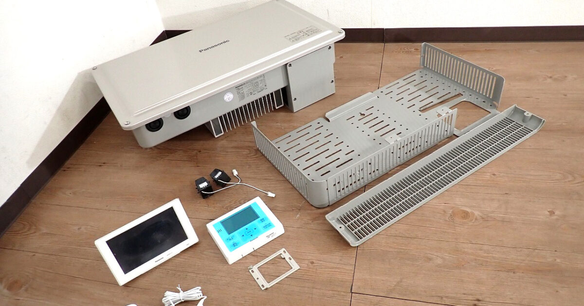パワーコンディショナー Panasonic LJRC41 LJNR01A VBPM277C パナソニック パワーステーションS＋ リモコン・モニター付 太陽光発電