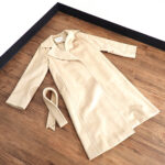 ロングコート Max Mara 101616236 マックスマーラ サイズ34 XS相当 150/76A ベルト付 ベージュ キャメル レディース アウター 冬物