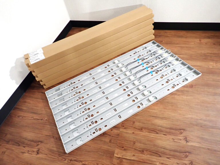 ベースライト ENDO ERK9636W 9台 SAD423X 10台 遠藤照明 本体 専用ユニット L:1200 40W 100-242V LED 直付タイプ 照明器具