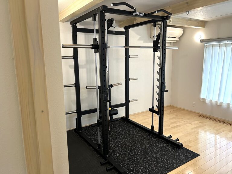 スミスパワーラック WILDFIT C09 ワイルドフィット プレート 15kg×2 10kg×4 5kg×4 2.5kg×4 バーベルシャフト ラバーマット
