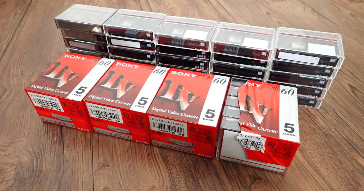 MiniDVカセット SONY 5DVM60R3 ソニー 45個セット ミニデジタルビデオカセット 60分 耐久性 撮影 映像 ビデオカメラ用 記録メディア