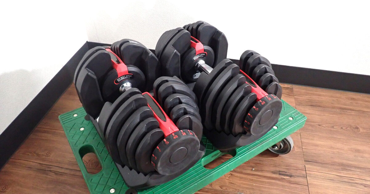 アジャスタブルダンベル 2個セット MOJEER モージャー 5~40kg 17段階調節 可変式ダンベル クイックダンベル 筋トレ