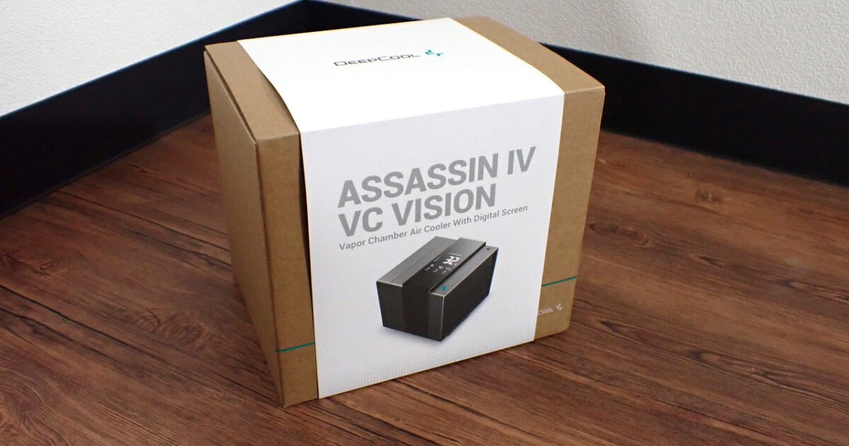 CPUクーラー DeepCool R-ASN4-BKNVMD-G ディープクール ASSASSIN IV VC VISION サイドフロー型 フラグシップ ブラック PC周辺機器