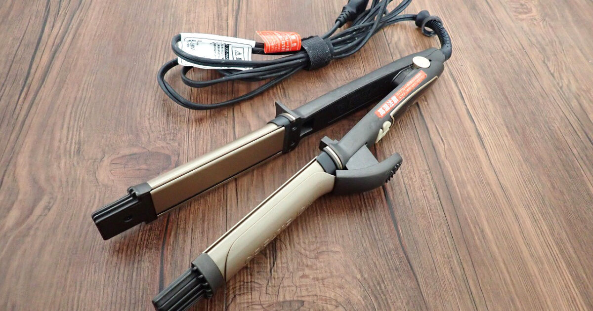 ヘアアイロン CREATEs RCISC-G32HY クレイツ ハイブリッド 2WAY カール ストレート 32mm 80-220℃ 100-240V イオンセラミック加工
