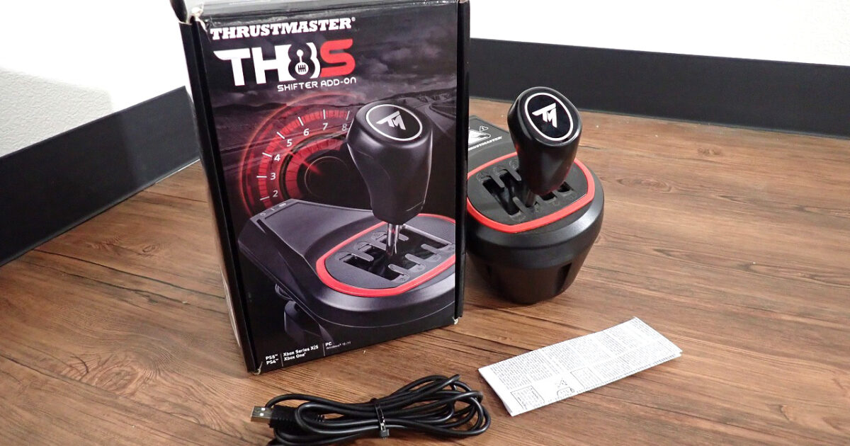 コントローラー Thrustmaster TH8S Shifter Add-On 4060256 スラストマスター レーシングシフター レバー 8速 PS4 PS5 Xbox PC ゲーム