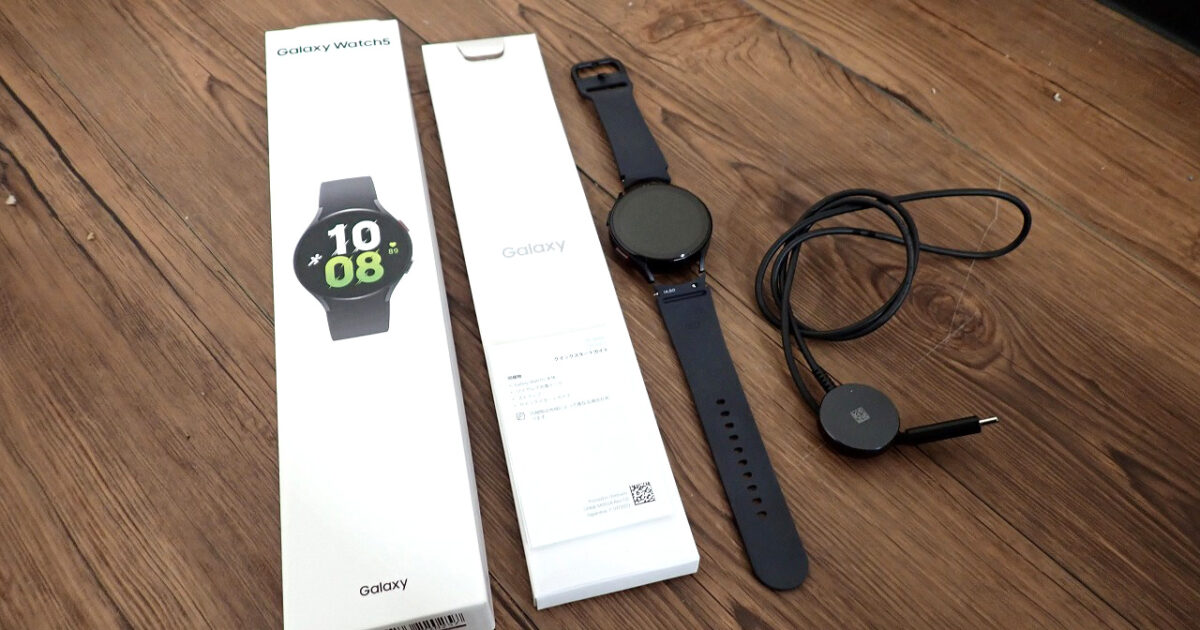 スマートウォッチ SAMSUN SM-R910NZAAXJP サムスン Galaxy Watch 5 ギャラクシーウォッチ 44mm 410mAh Android 腕時計 グラファイト
