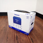カーバッテリー Panasonic N-T115/A4 パナソニック CAOS Blue Battery カオス アイドリングストップ車 大容量 T-110 T-115