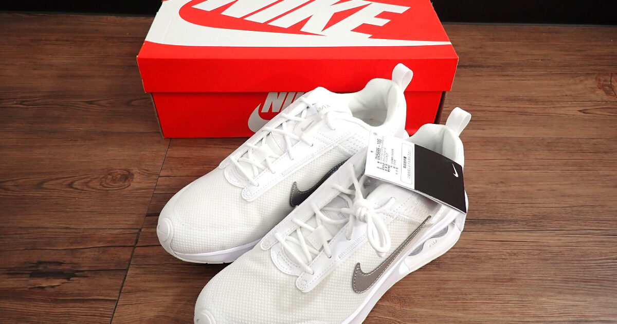 スニーカー NIKE エアマックス インターロックライト ナイキ AIR MAX INTRLK 27cm ウィメンズ 軽量 靴 シューズ ホワイト