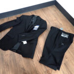 スーツ上下セット AOYAMA YK7500PE-91 洋服の青山 PERSONS FOR MEN YA4 細め スリム 4号 ブラック フォーマル スリーシーズン