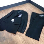スーツ上下セット AOYAMA YK7500PE-91 洋服の青山 PERSONS FOR MEN YA5 細め スリム 5号 ブラック フォーマル スリーシーズン