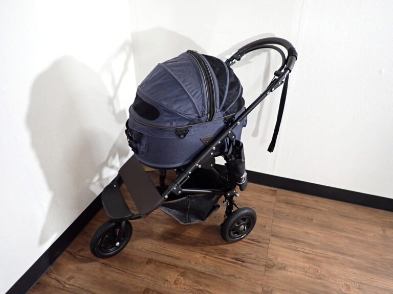ペットバギー AirBuggy DOME2 BRAKE MODEL TEXTURE DENIM エアバギー 小型～中型犬 折り畳み ペットカート キャリー デニム