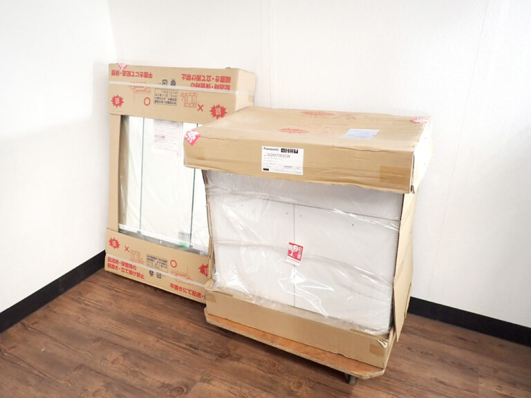 洗面化粧台 Panasonic GQM 075DSCAT GQM75KSCW パナソニック Mline ミラーキャビネット 三面鏡付 W750mm 扉タイプ ホワイト
