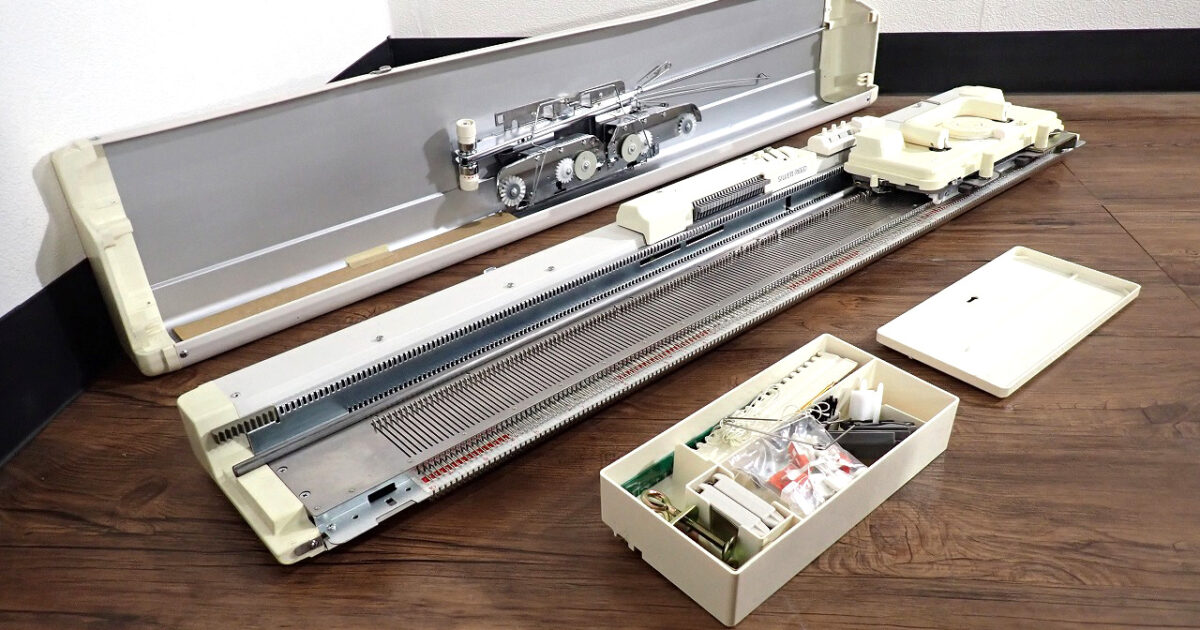 パンチカード編み機 SILVER REED カンタンSK280 シルバー精工 DLESS IN ドレスイン ハンドメイド ハンドクラフト 手芸 編み物 家庭用